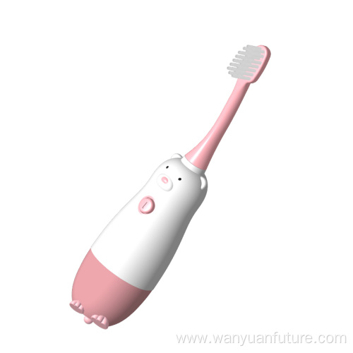 Vibratory sonic battery operated electric toothbrush